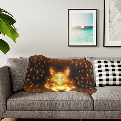 🔥 Flaming Inego - Pet Blanket